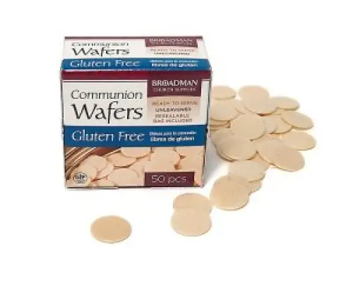 Pack of 50 Communion Wafers - Gluten Free (Unleavened)